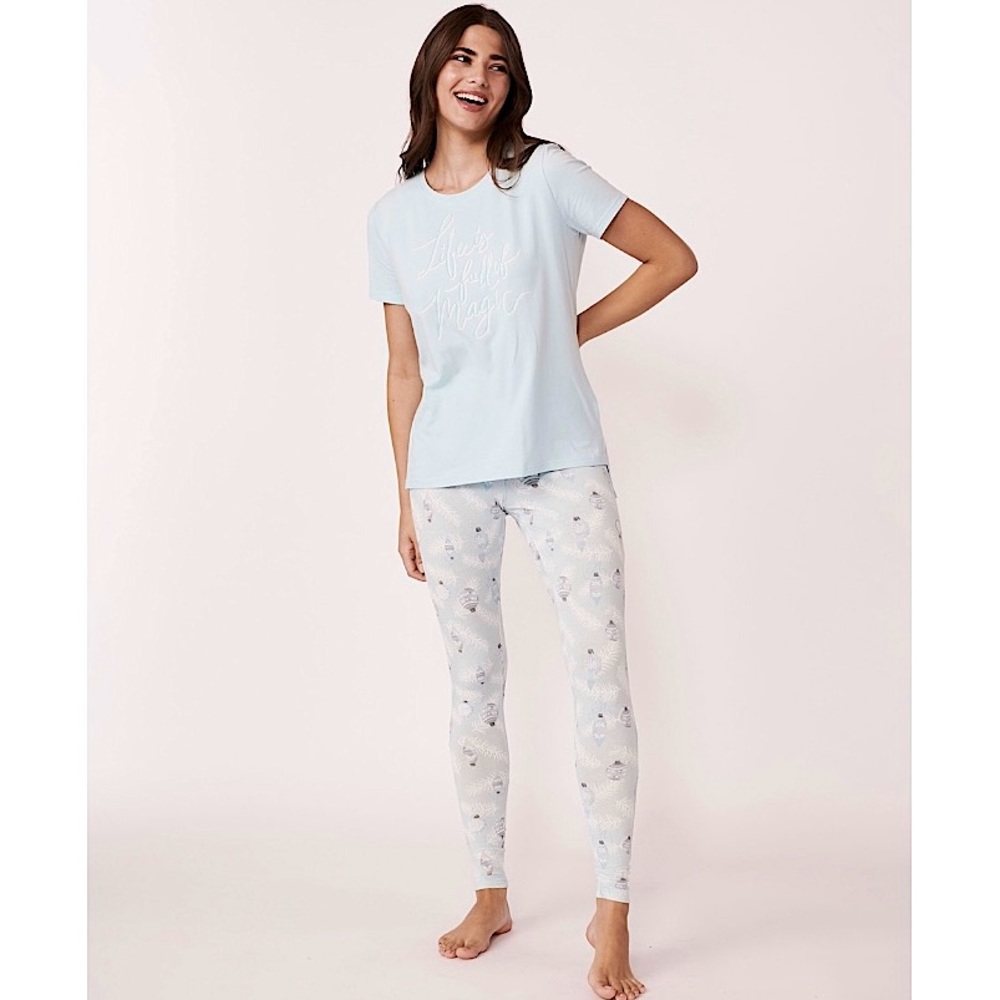 NEW La Vie En Rose 2-Piece PJ Set